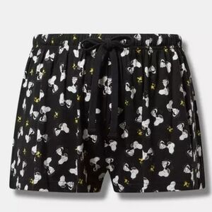 Torrid Snoopy Cotton Lounge Shorts NWT Sz 3